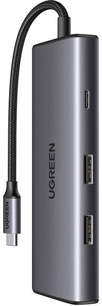 Hub adattatore Ugreen 7-in-1 revodok pro USB a 2x USB-A 3.2, USB-C 3.2, SD TF, PD