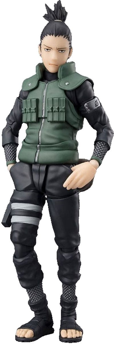Bandai Naciones Tamashii Naruto Shippuden S.H. figuarts figura de acción shikamura nara brillante estratega figura de acción de 15 cm