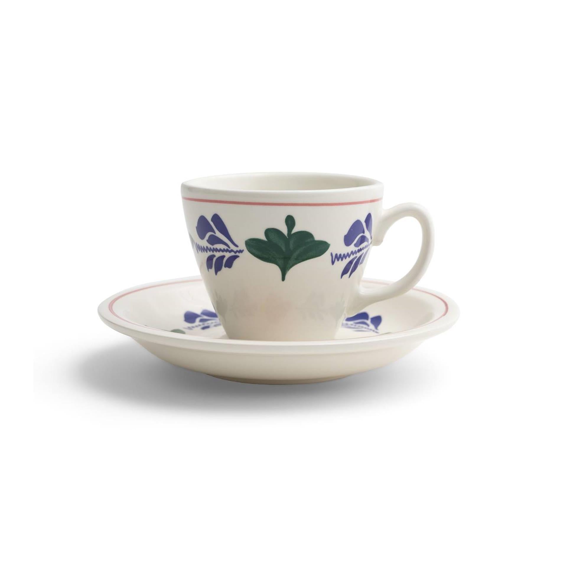 Boerenbont tazza con piattino audrey 210ml scatola da 4 pezzi in terracotta