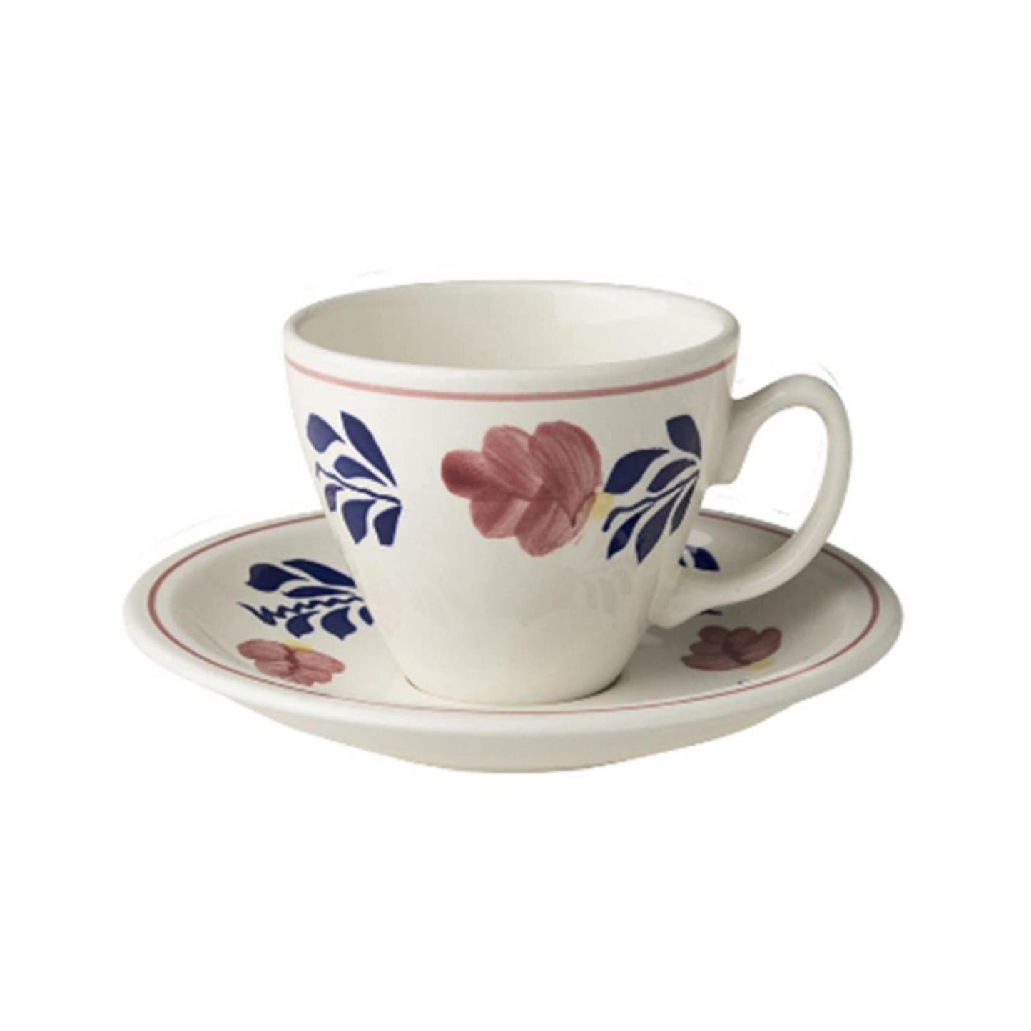 Boerenbont taza y platillo audrey 6 piezas