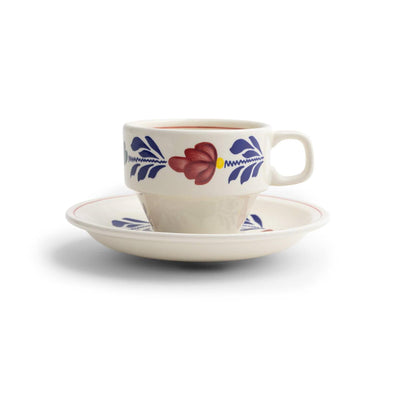 Tazza con piattino Boerenbont da 0,2 l, scatola da 6