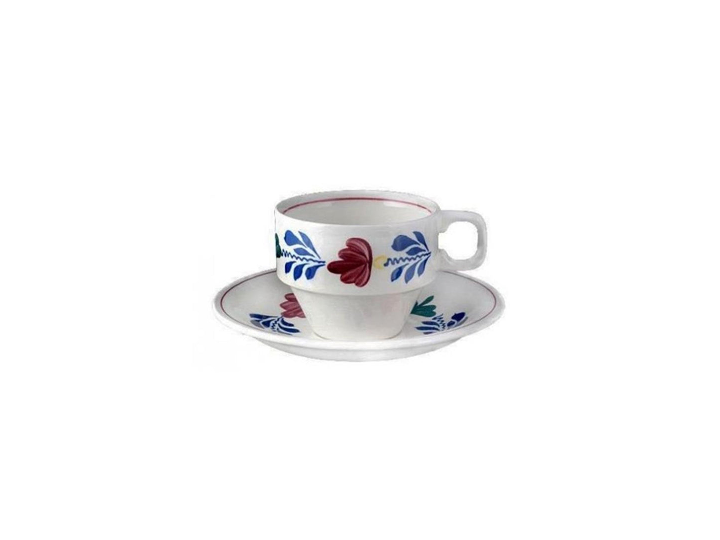 Taza y platillo Boerenbont 0,2l caja de 6