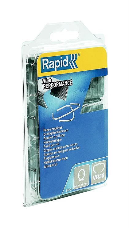 Anelli per cinghiale da giardino Rapid VR38, 300 pezzi - 40109236 - 40109236