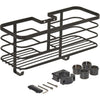 Metaltex metaltex dakcherek 29x11x15 cm de metal negro