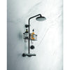 Metaltex metaltex dakcherek 29x11x15 cm de metal negro