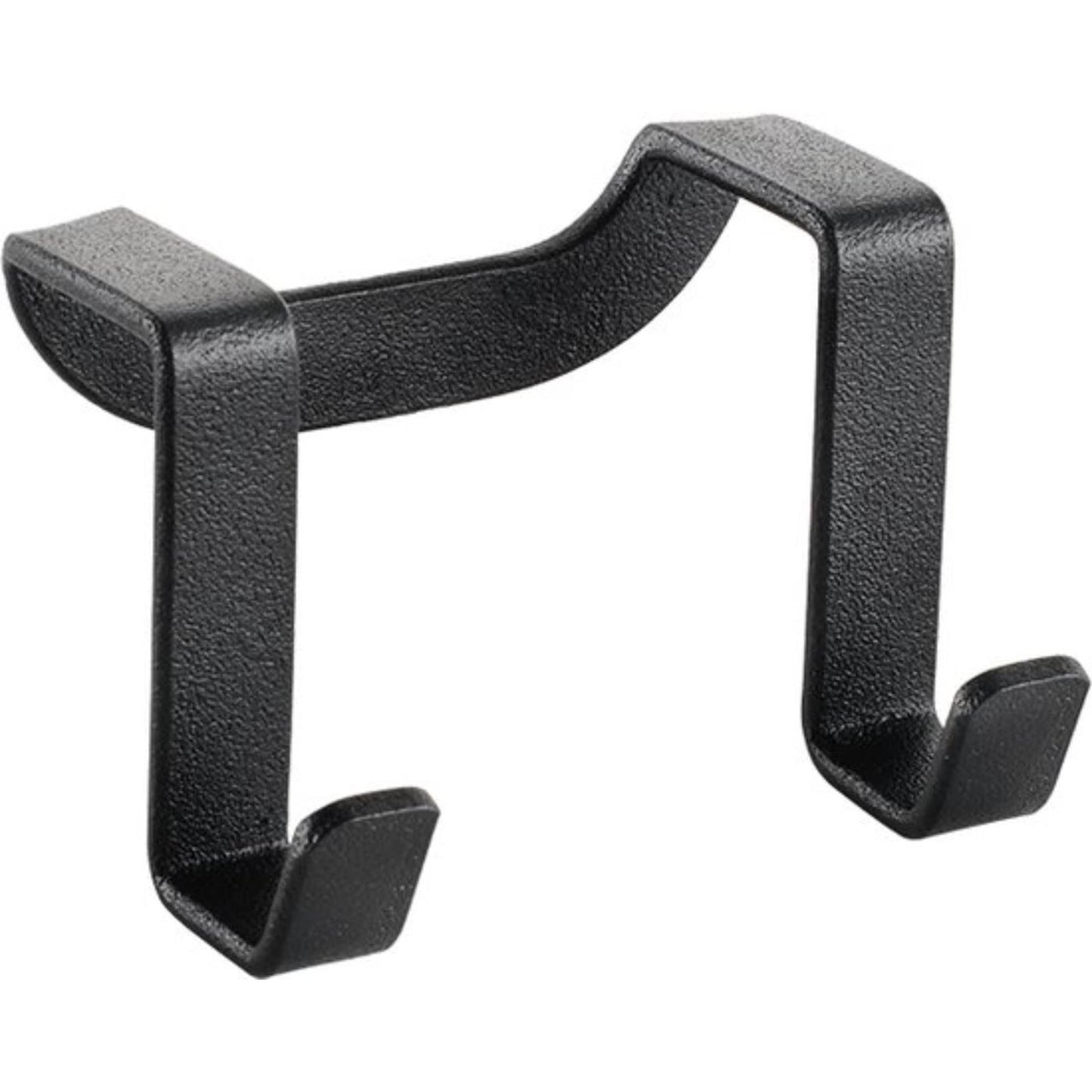 Gancho doble Metaltex origin negro mate