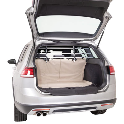Trixie kofferbakhoes met bumperbescherming beige en zwart