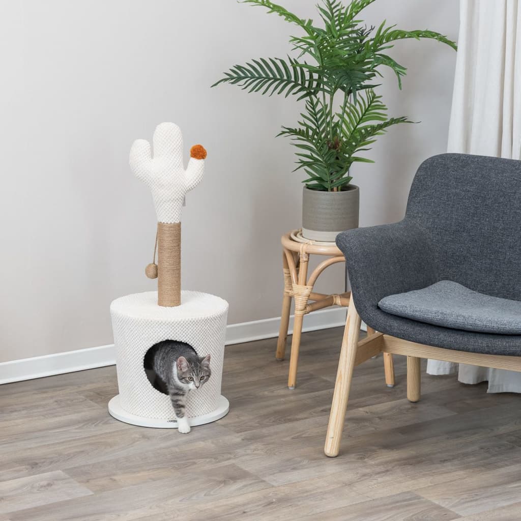 Trixie Trixie Cat Scratching Post con cactus 36x84 cm Cream