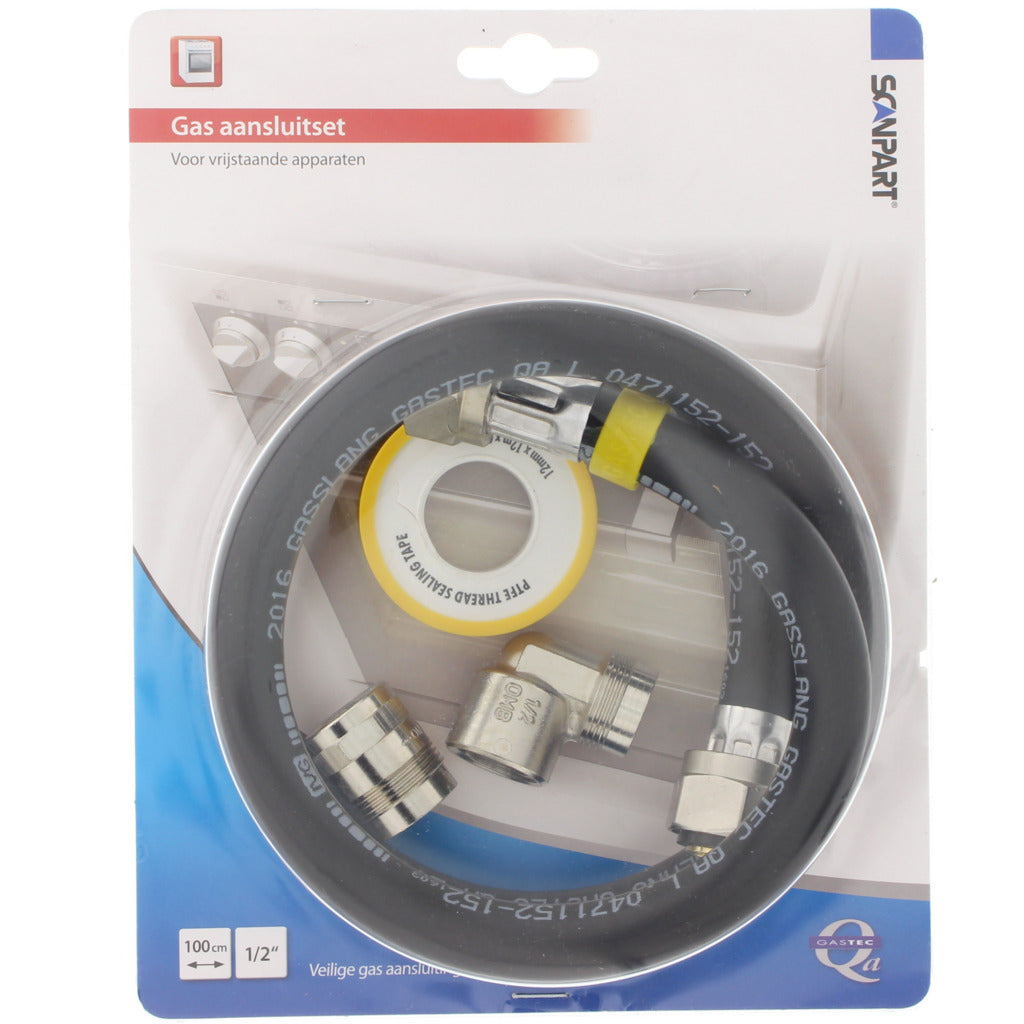Scanpart Scanpart 1104010003 Gas connecting set 1 2 100cm