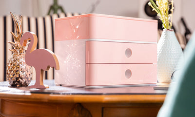Han Han HA-1100-86 Smart-Box più Allison 2 Cassetti e Box Pink