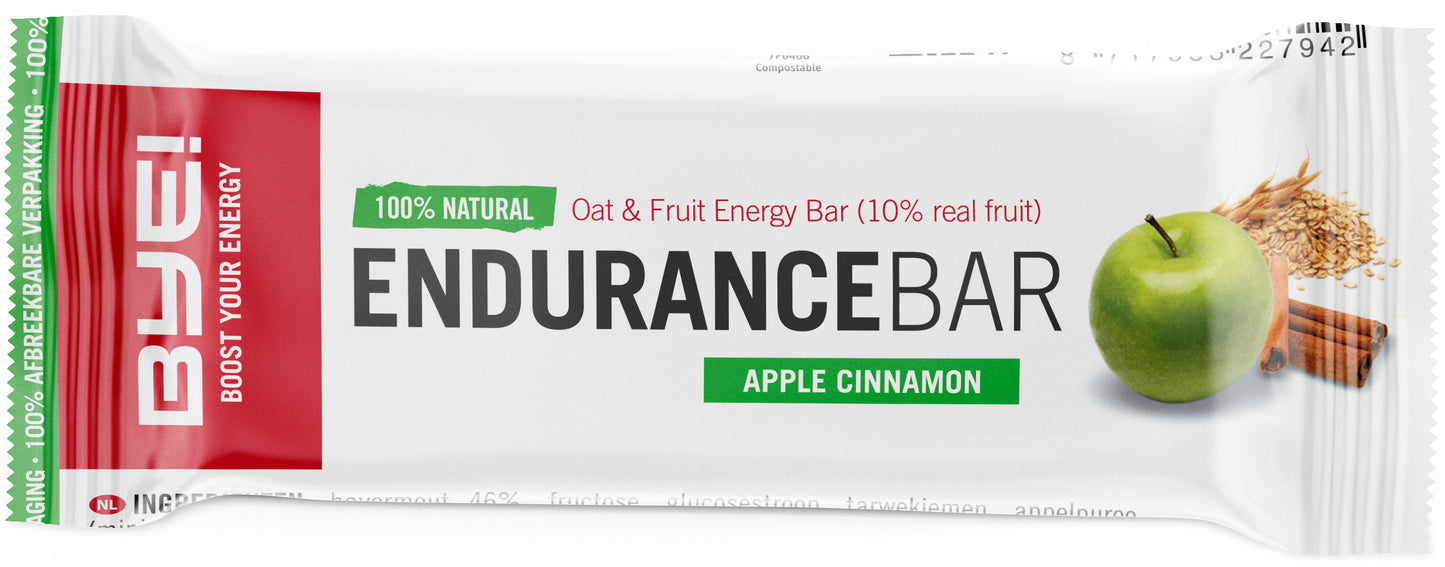 Bye! Endurance bar appel kaneel 40 gram (doos à 30 stuks)