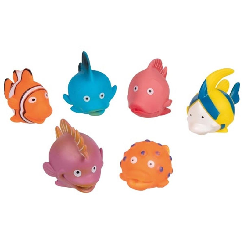 Ardillas de agua, peces. 8-9cm. 6 piezas.