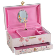 Goki Music Box Ballerina Flowers Pink - afbeelding 1