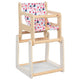Silla de muñeca de madera de Goki con la tabla 2in1