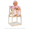 Silla de muñeca de madera de Goki con la tabla 2in1