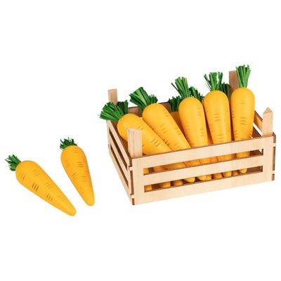 Zanahorias de madera Goki en Coffin, 10dlg.