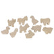 Goki houten boerderijdieren, 10 dieren in zak