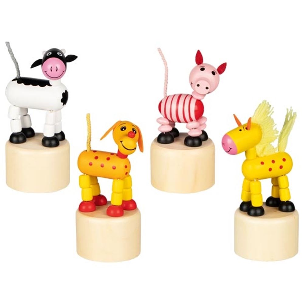Figura de impresión de madera de Goki Animales