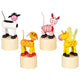 Figura de impresión de madera de Goki Animales