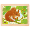 Goki Wooden Jigsaw Puzzle Forest Animal, 24st.