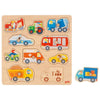 Puzzle con sfondo. Veicoli. 10 de