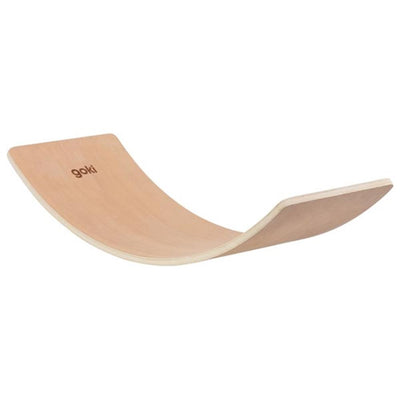 Goki Wooden Balansbord Half Maan Naturel, 82cm