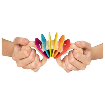 Goki Wooden Rainbow Rattle