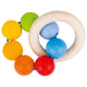 Goki anillo de agarre de madera arco iris