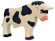 Toro Holztiger, nero. 19 cm.