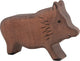 Animales del bosque Holztiger - jabalí - 12x3x8cm - figura de madera - hecho a mano
