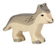 Holztiger forest animals - wolf small - 7x2x5cm - wooden figure - handmade