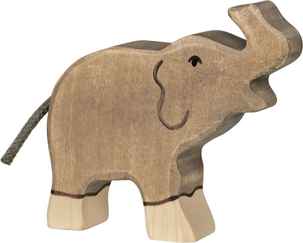 Holztiger Holztiger Elefante de madera pequeño