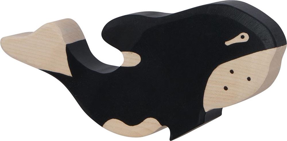 Orca Holztiger. 16,5 cm.