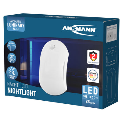 Ansmann ansm. lampada notturna, sensore e batteria