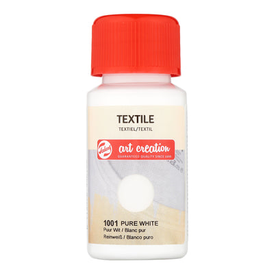 Talens Art Creation Textile Bottle 50ml Puurwit 1001