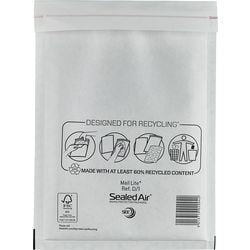 Abi sobre de burbujas sellado correo aéreo lite lite d 1 a5 79 gsm blanco 10 piezas