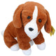 Eddy Toys peluche cane marrone bianco 45 cm