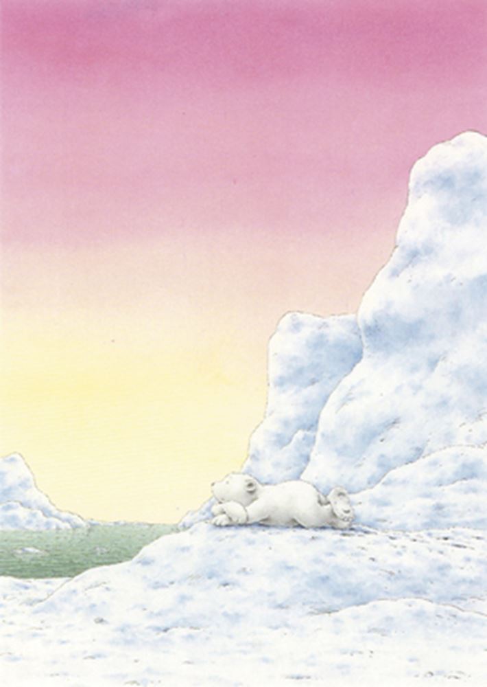 Postal 139: osito polar, avo