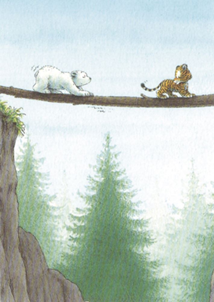 Cartolina illustrata 253: l'orso polare corre il rischio.