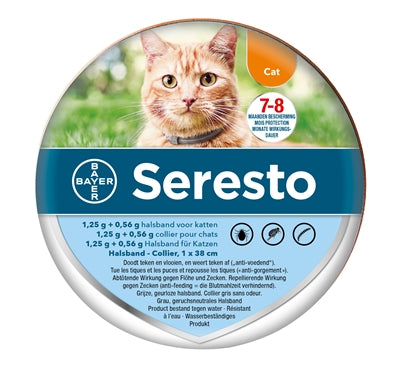 Bayer Seresto signos collar antipulgas gato