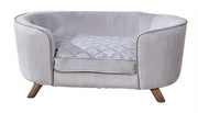 Enchanted pet Enchanted hondenmand sofa quicksilver zilverkleurig - afbeelding 1