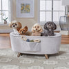 Enchanted pet Enchanted hondenmand sofa quicksilver zilverkleurig