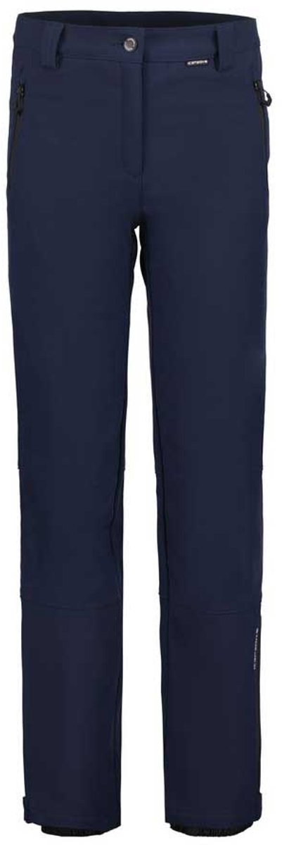 Icepeak frechen dames softshell skibroek - donker blauw - 38