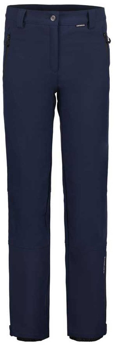 Pantaloni da sci softshell da donna Icepeak Frechen - blu scuro - 38