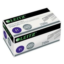 Grapas leitz plata 1mm acero 2.500 piezas 10 hojas