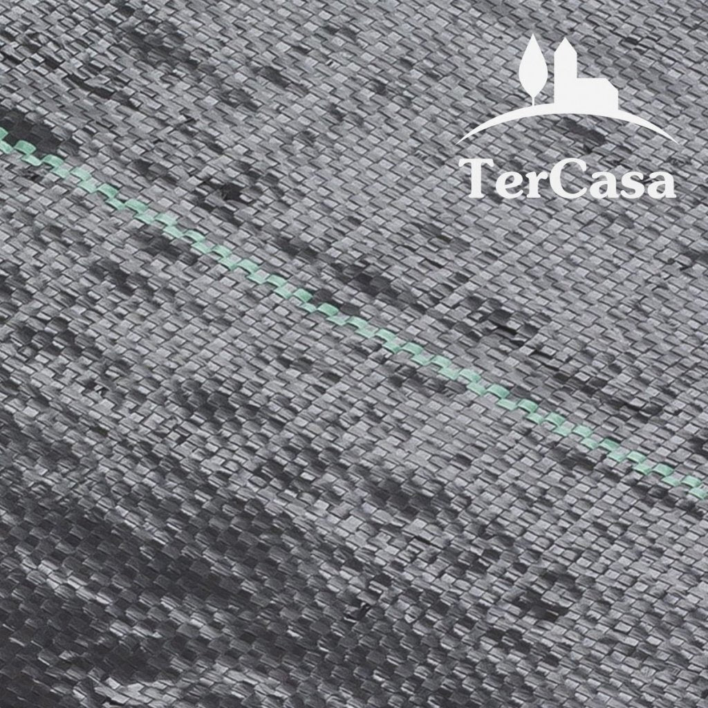 Tercasa ju-998102 worteldoek 200x500 cm 100g m sup2; zwart