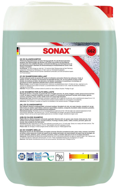 SONAX SHINY SHAMPOO 25 LTR.