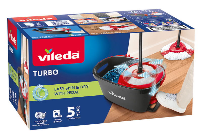 Vileda turbo mopset - pedaalsysteem - 6l