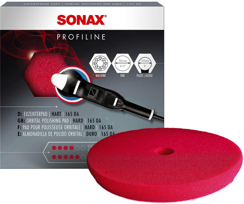 Esponja de pulido Sonax Red 165 almohadillas cortadas