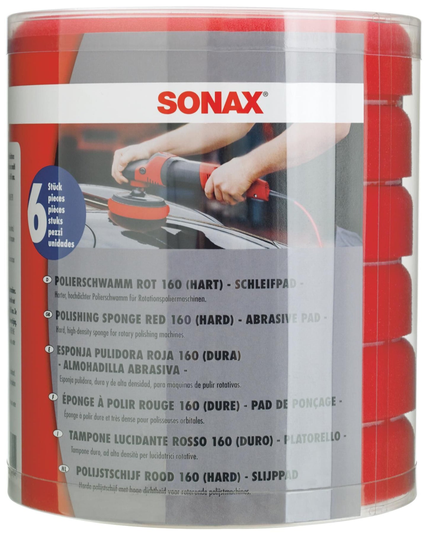 Sonax Polishing Sponge Red 160